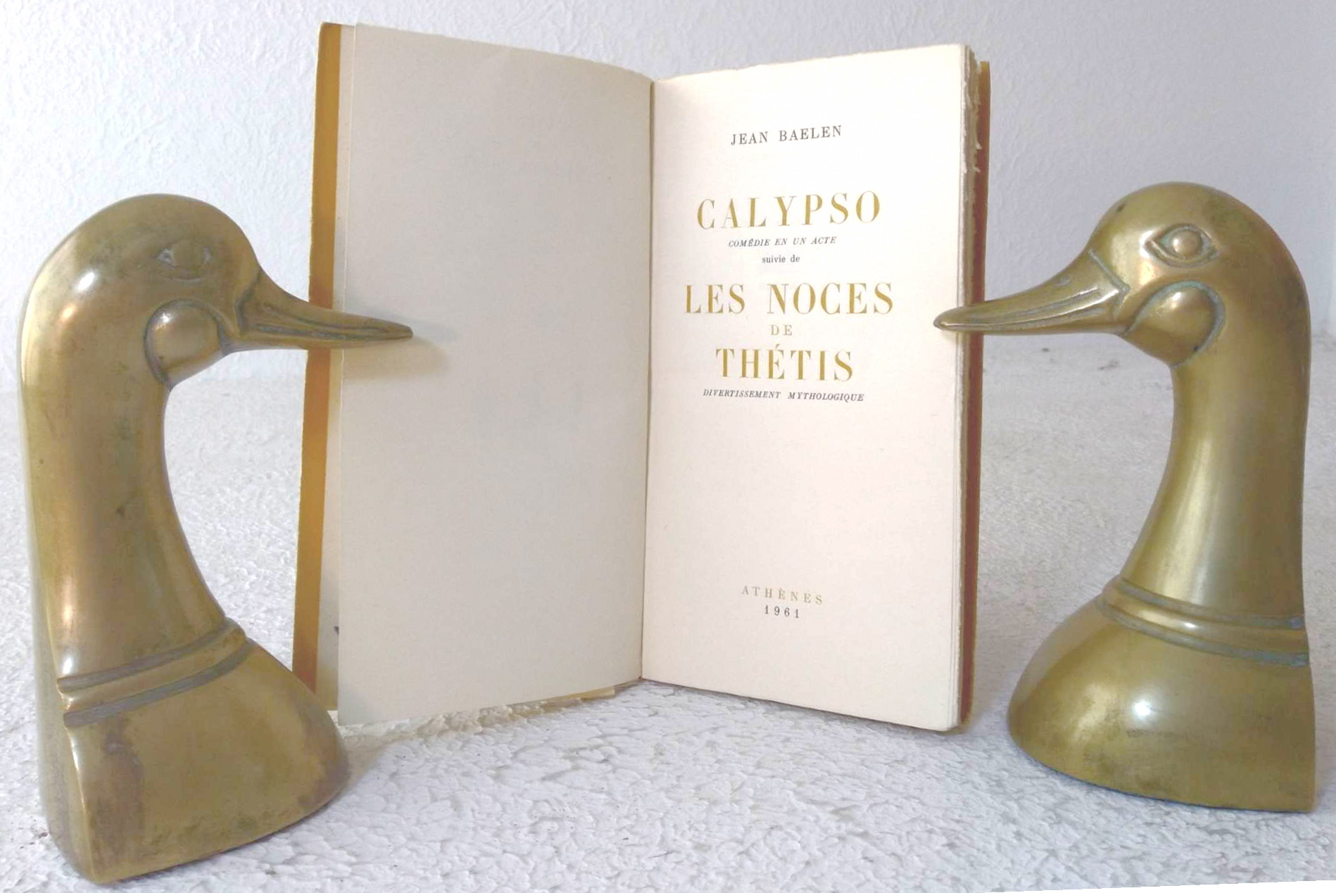 Calypso, comedie en un acte, suivie de Les Noces de Thetis, divertissement Mythologique