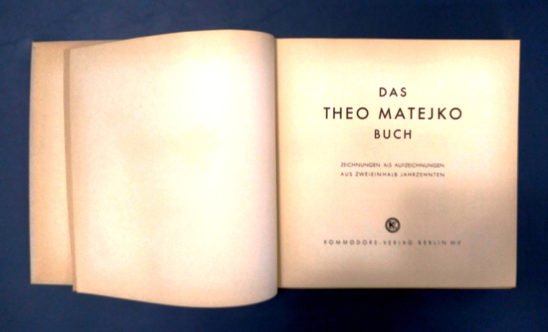 Das Theo Matejko - Buch: Zeichnungen als Aufzeichnungen aus zweieinhalb Jahrzehnten.