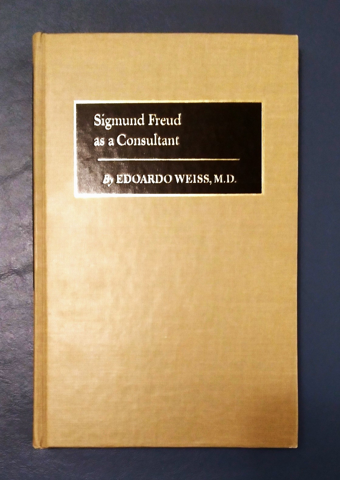 Sigmund Freud as a Consultant: recollections of a pioneer in psychoanalysis