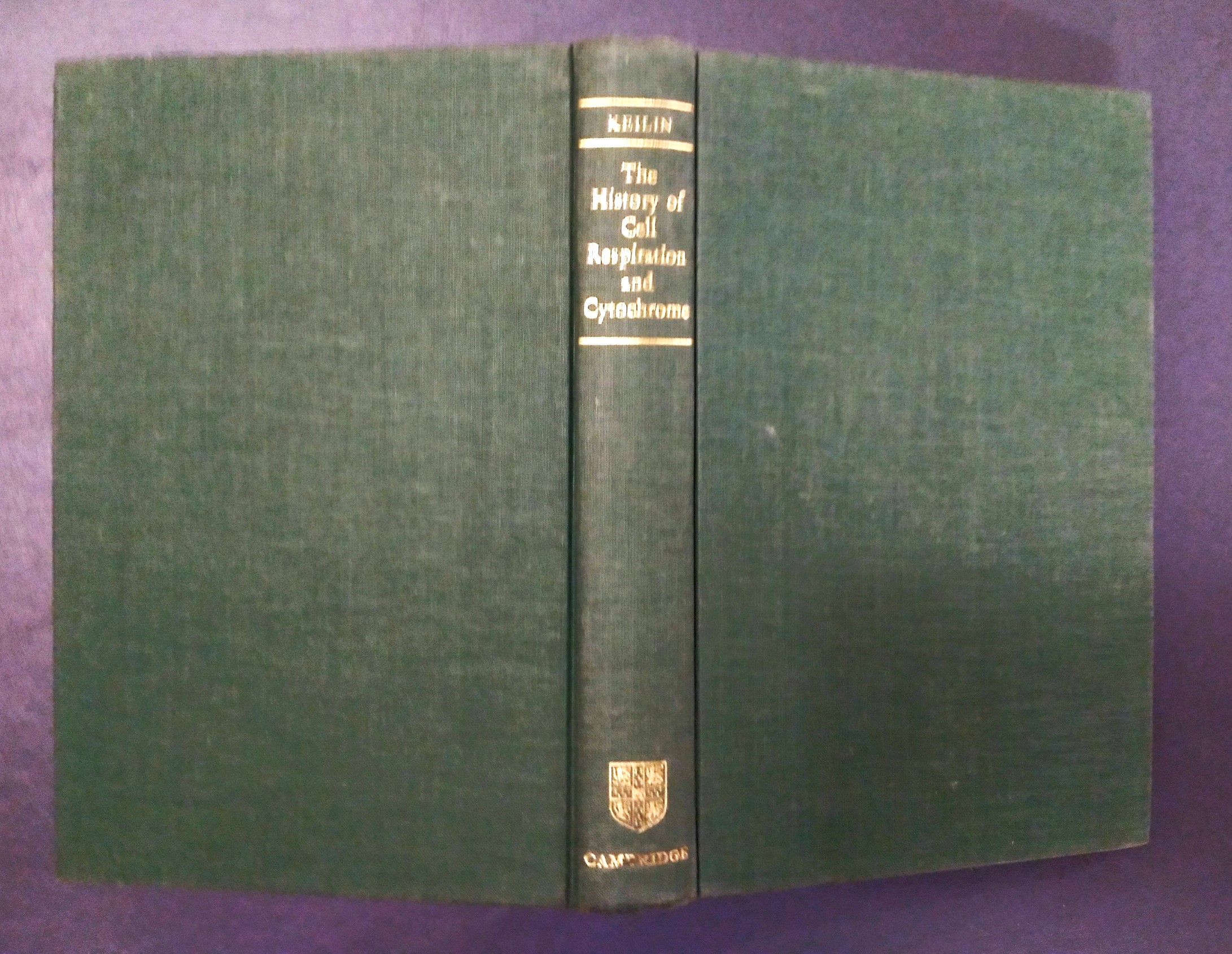 The History of Cell Respiration and Cytochrome