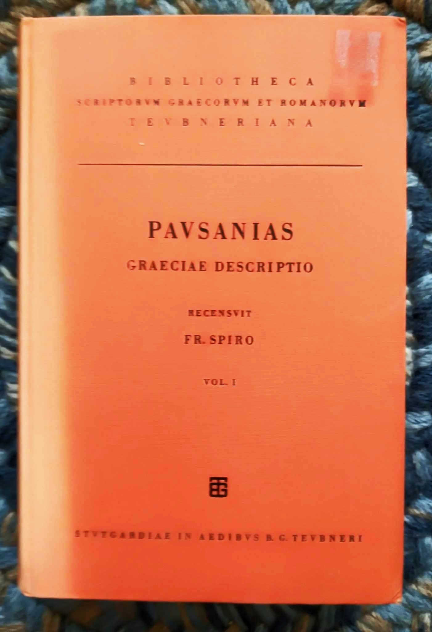 Pausanias: Graeciae descriptio, Volume I, Libri I-IV
