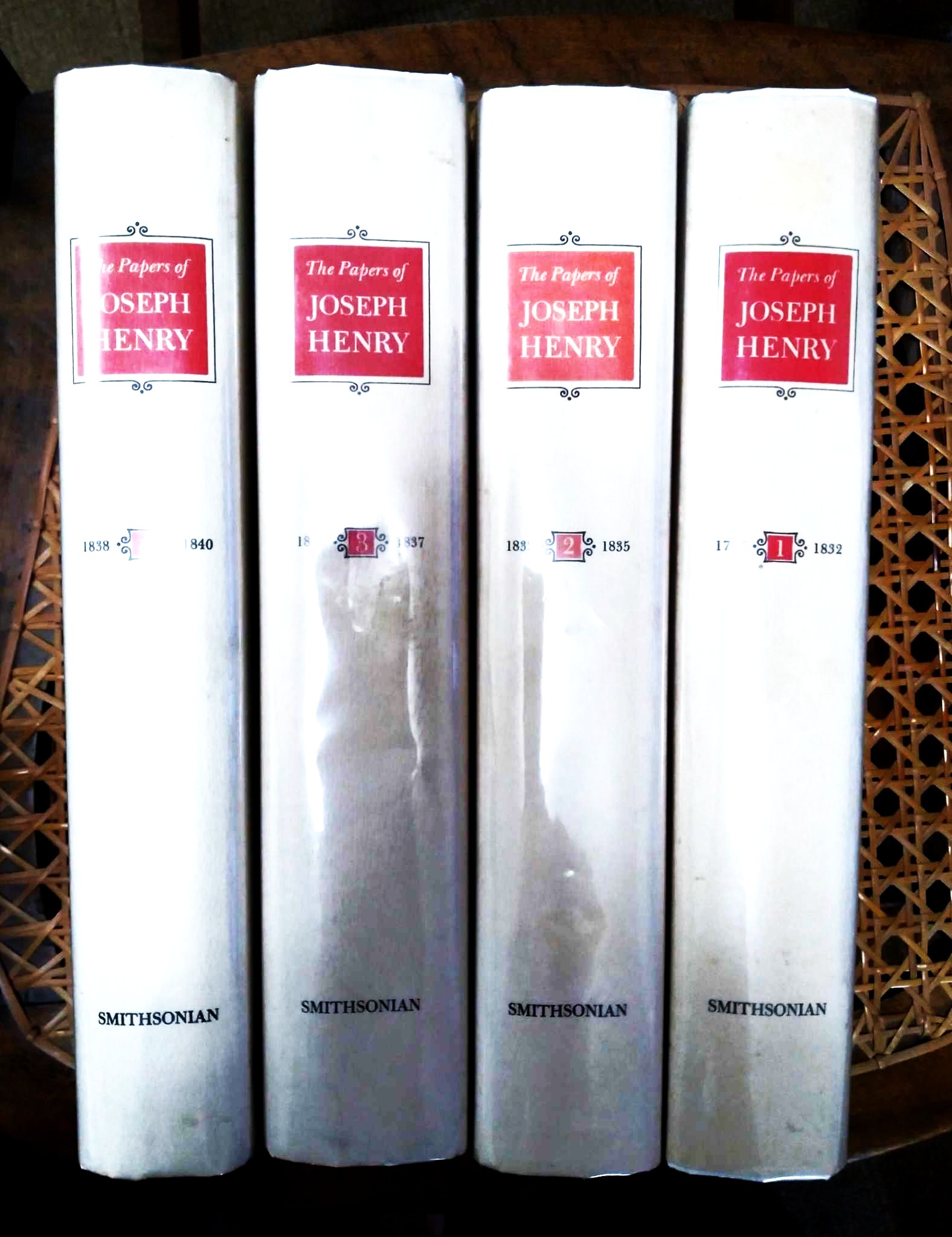 The Papers of Joseph Henry: Volume 1 (December 1797 - October 1932), The Albany Years; Volume 2 (November 1832 - December 1835, The Princeton Years); Volume 3 (January 1836 - December 1837, The Princeton Years); Volume 4 (January 1838 - December 1840, The Princeton Years)