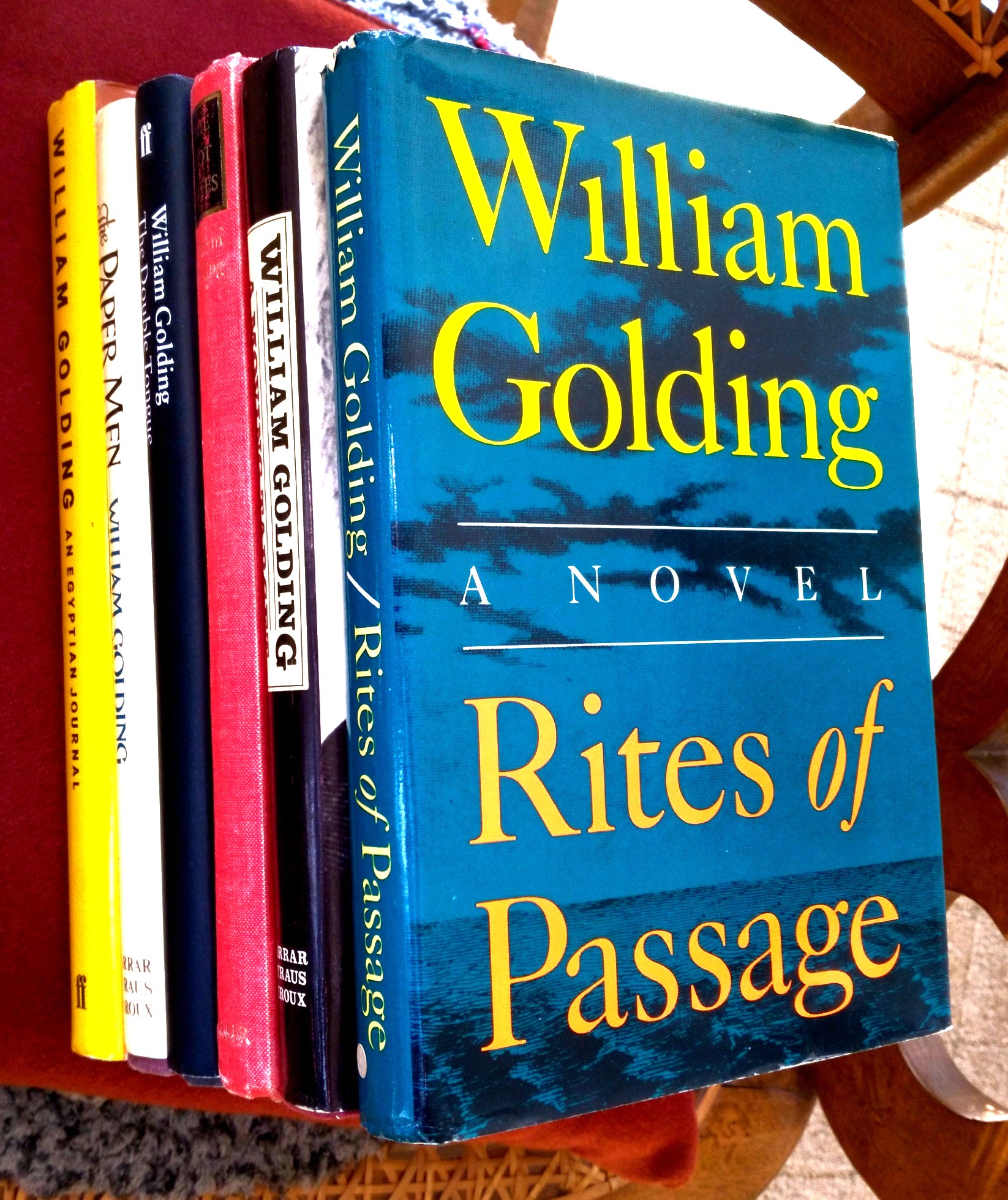 A lot of six (6) William Golding novels in softcover