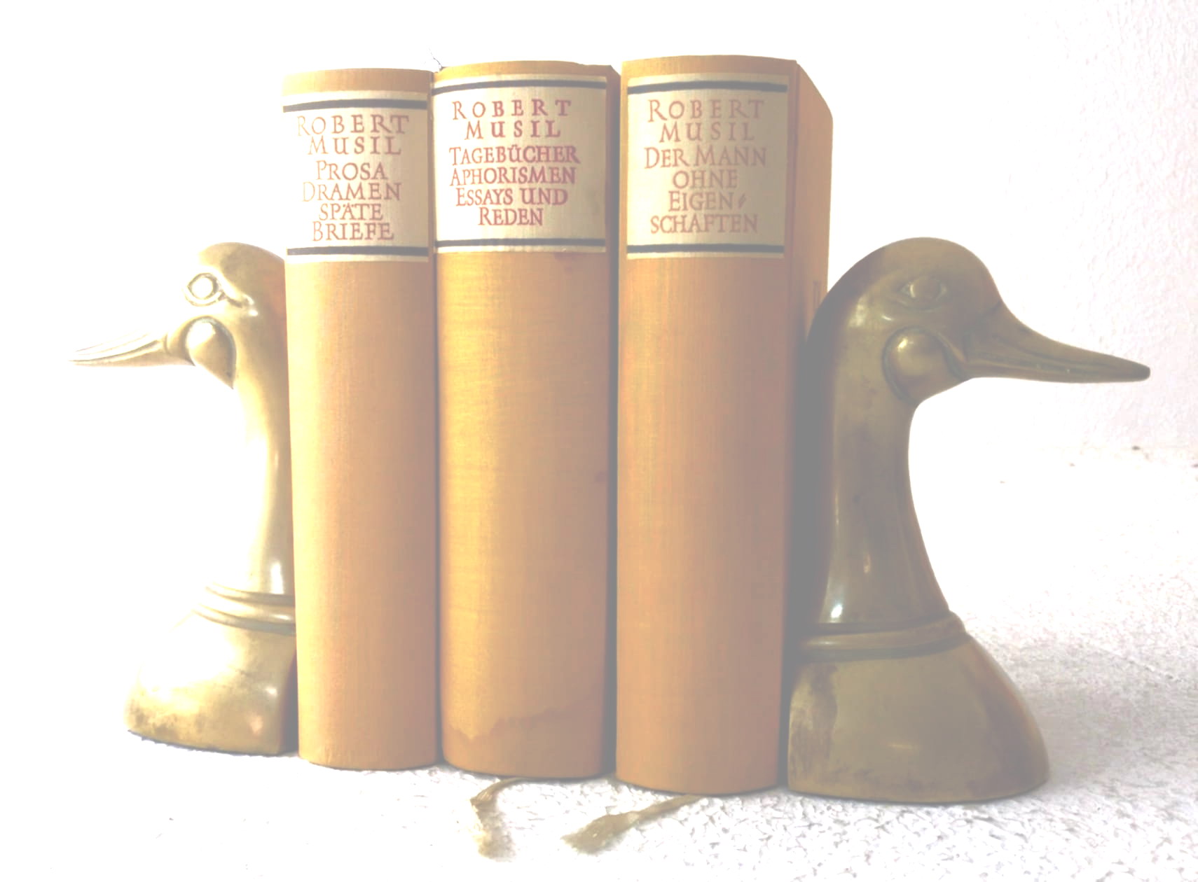 A lot of three (3) Robert Musil novels: Tagebucher, Aphorismen: essays und Reden; Prosa, Dramen: spate Briefe; Der Mann Ohne Eigenschaften: roman