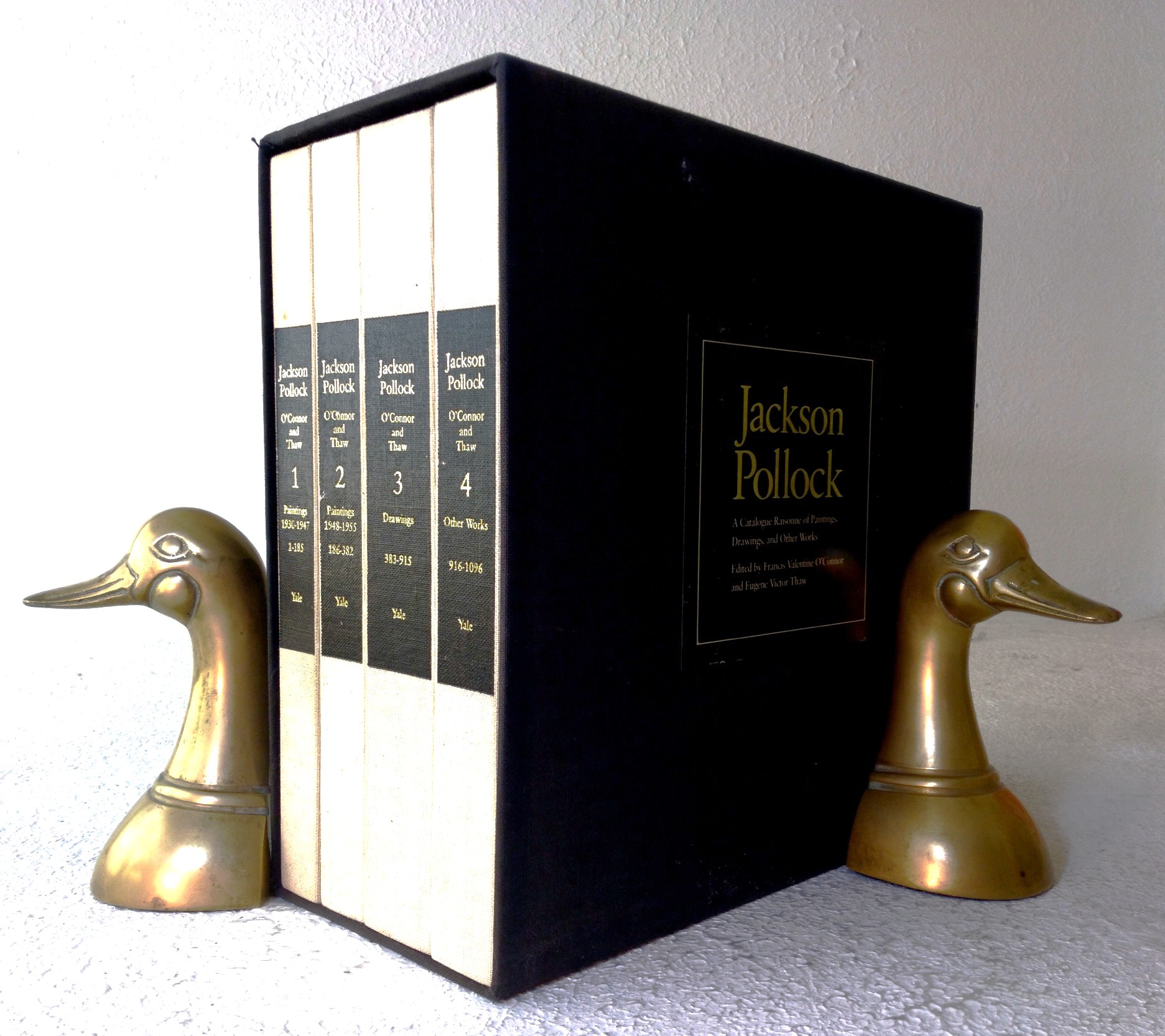 Jackson Pollock: A Catalogue Raisonne of Paintings, Drawings and Other Works, four volumes in a slipcase