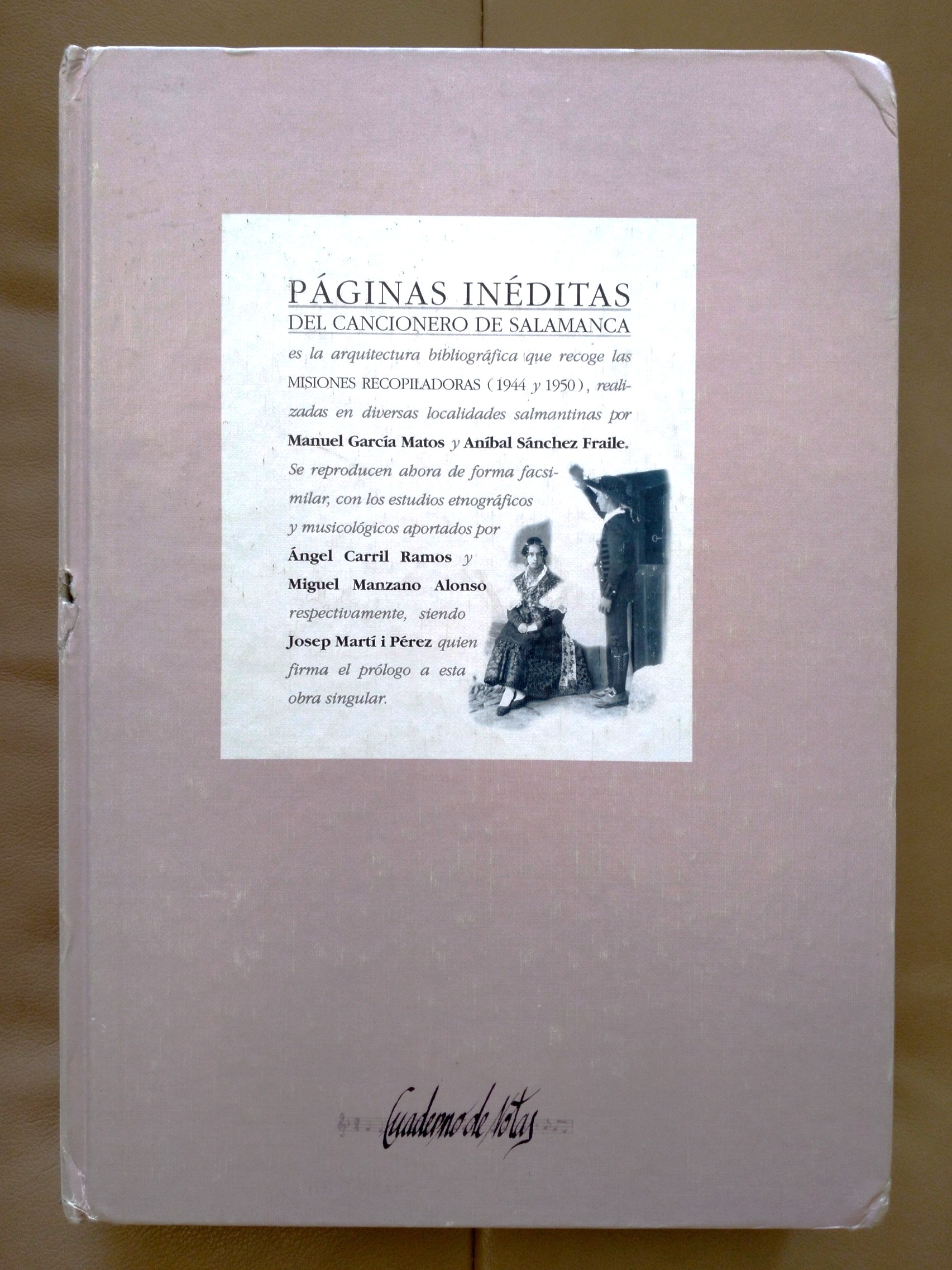 Paginas Ineditas del Cancionero de Salamanca