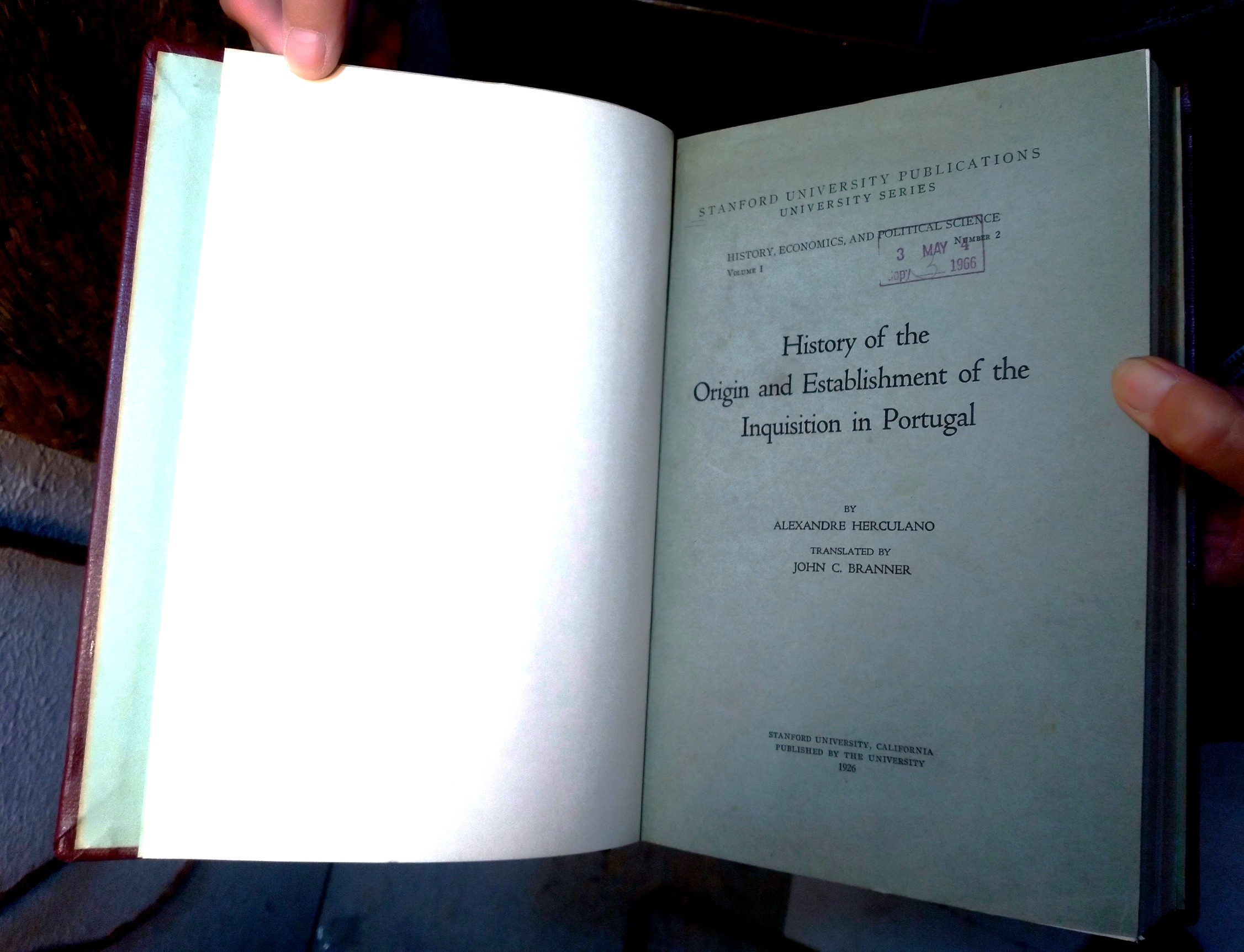 Image for History of the Origin and Establishment of the Inquisition in Portugal History of the Origin and Establishment of the Inquisition in Portugal