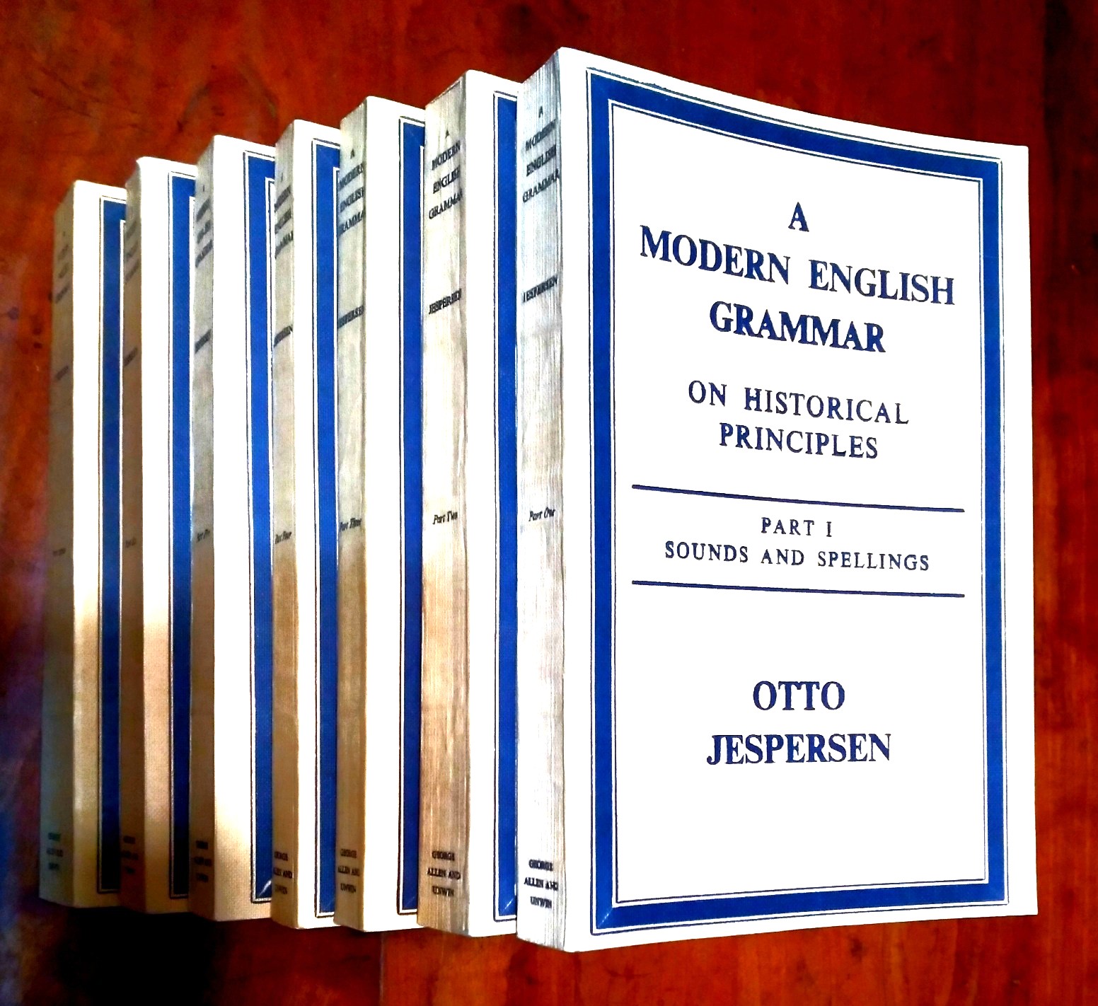 A Modern English Grammar on Historical Principles, complete, in seven volumes