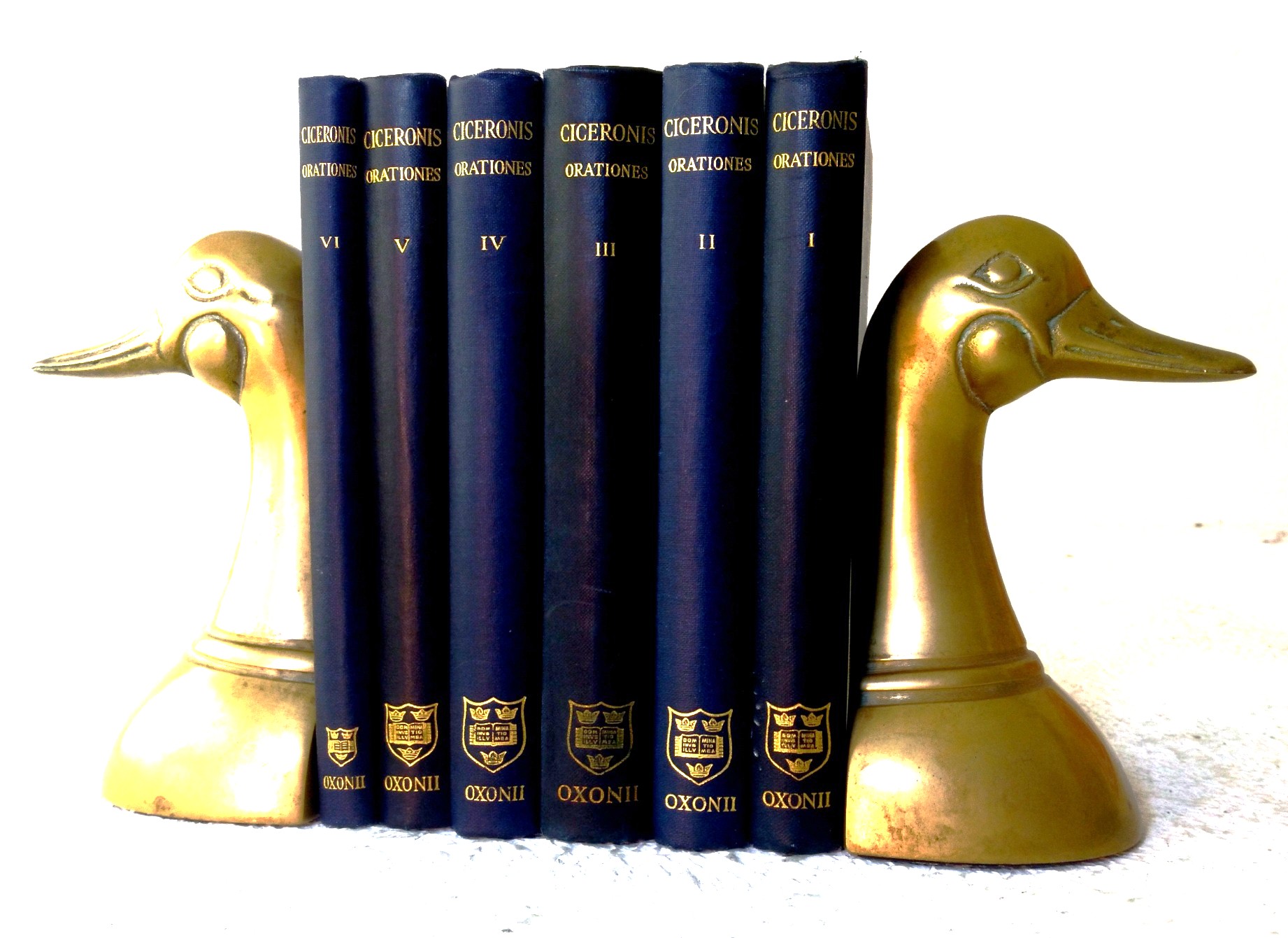 M. Tulli Ciceronis: Orationes, Volumes I, II, III, IV, V, VI.