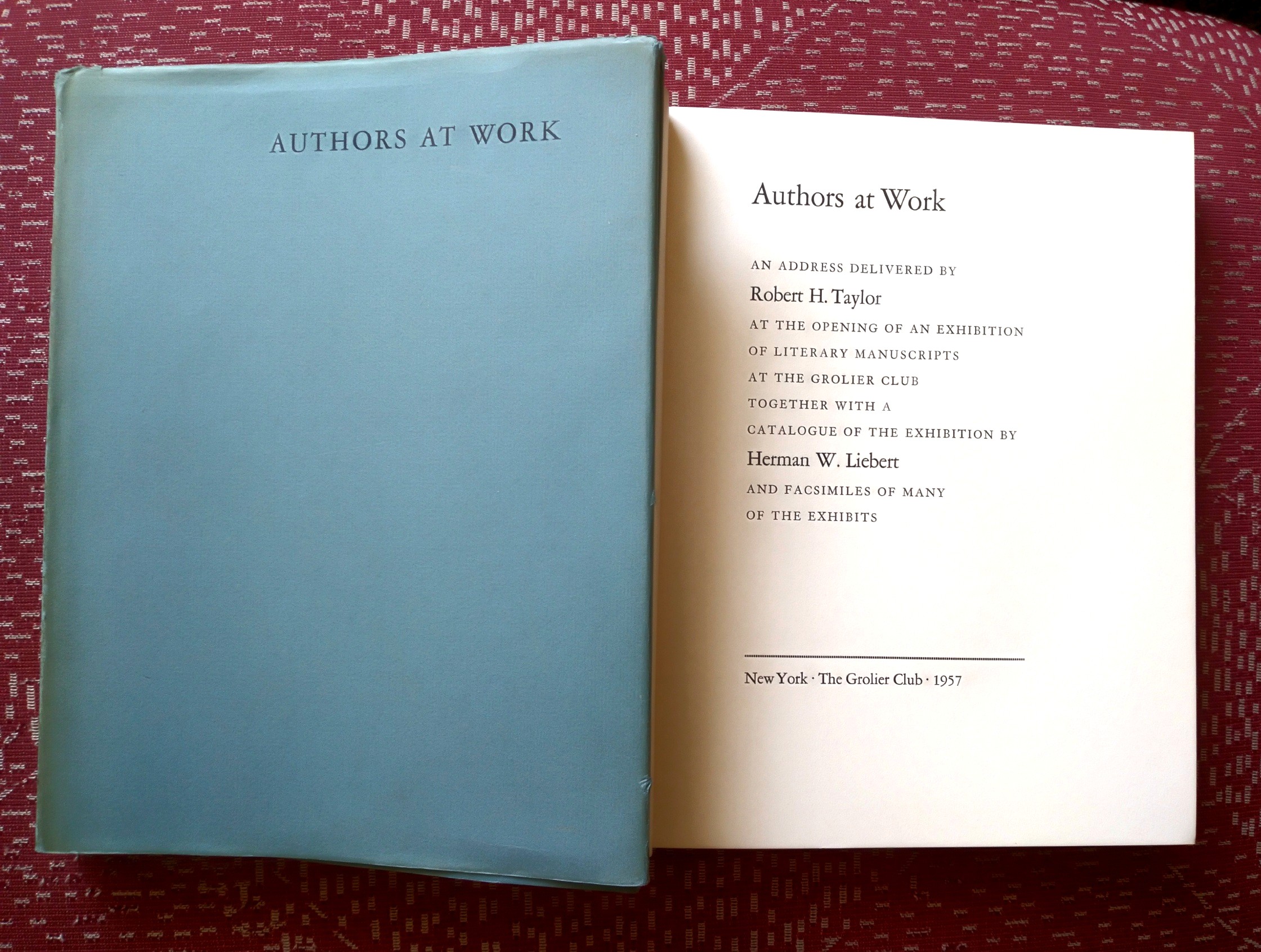 Image for Authors At Work Authors At Work