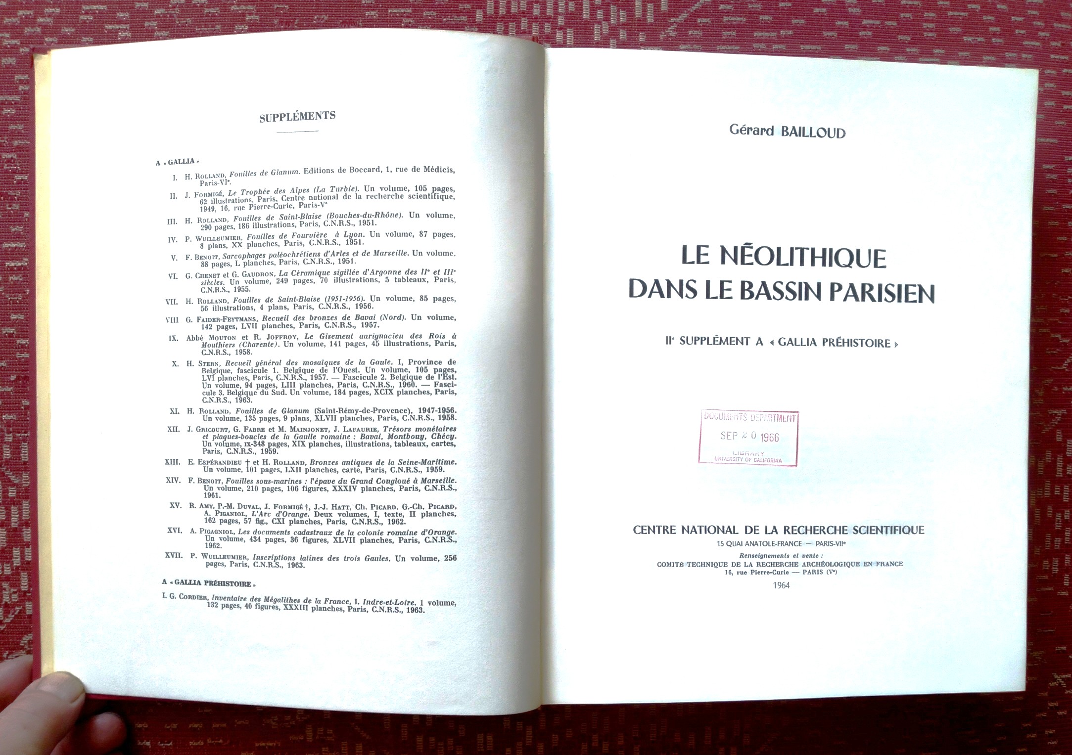 Image for Le Neolithique dans le Bassin Parisien Le Neolithique dans le Bassin Parisien