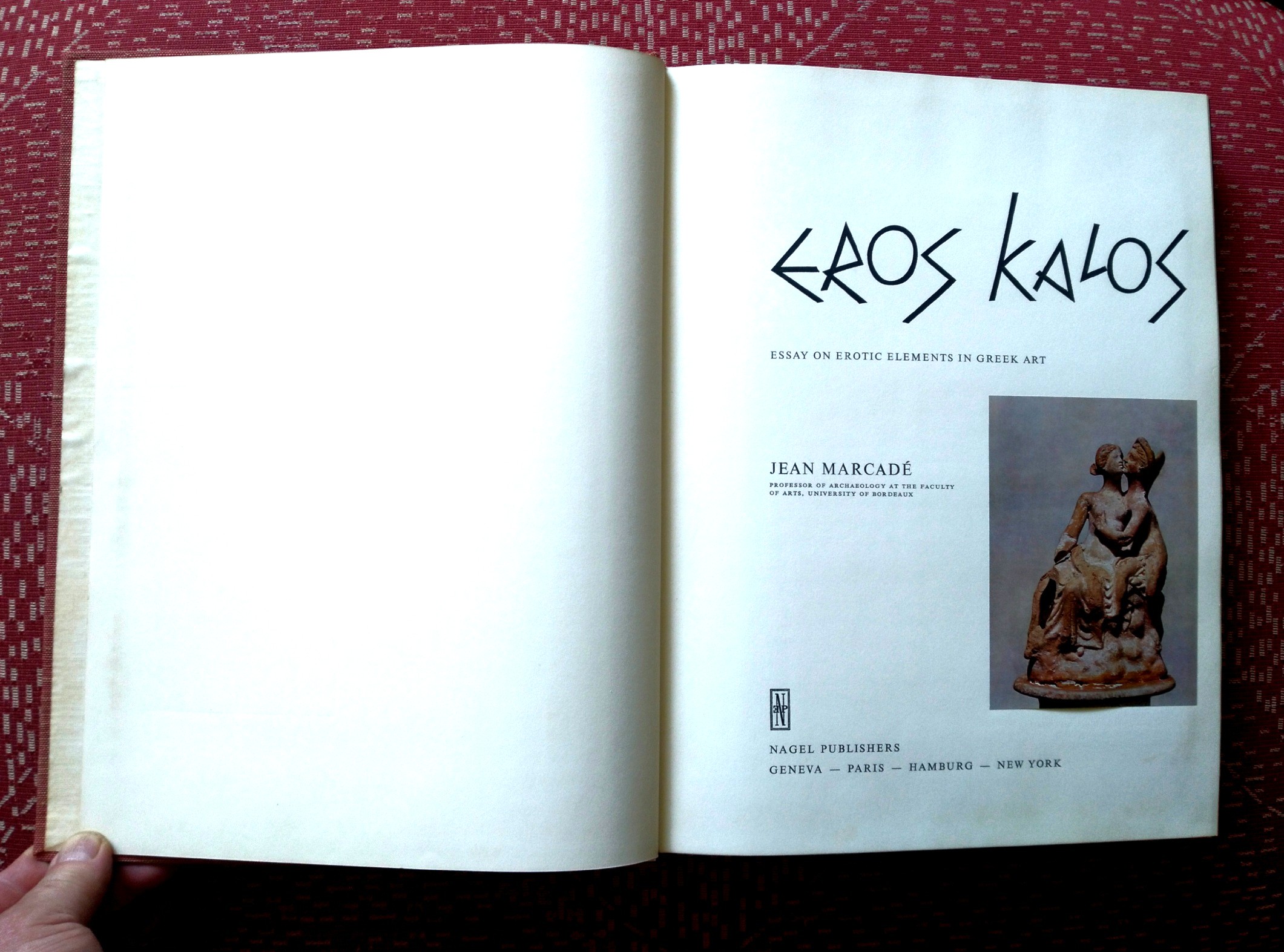 Image for Eros Kalos: essay on erotic elements in Greek Art Eros Kalos: essay on erotic elements in Greek Art
