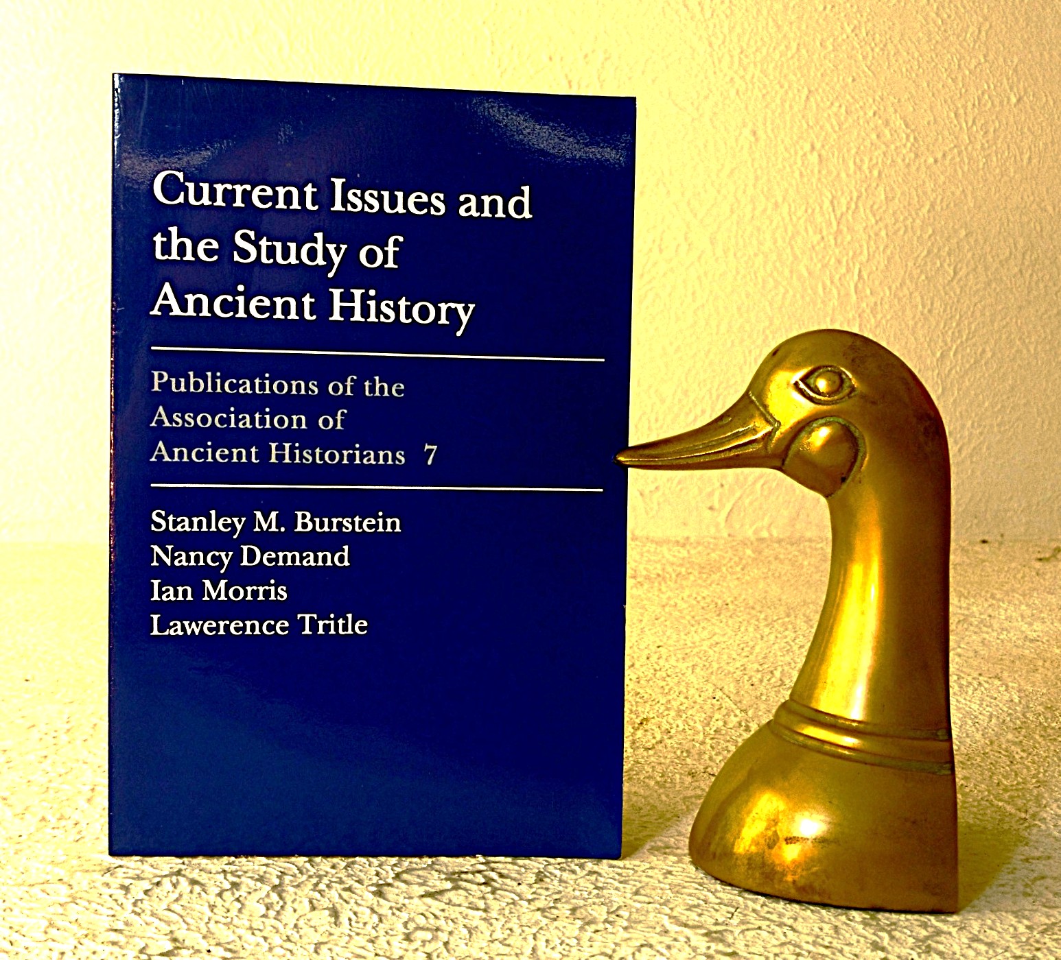 Current Issues and the Study of Ancient History