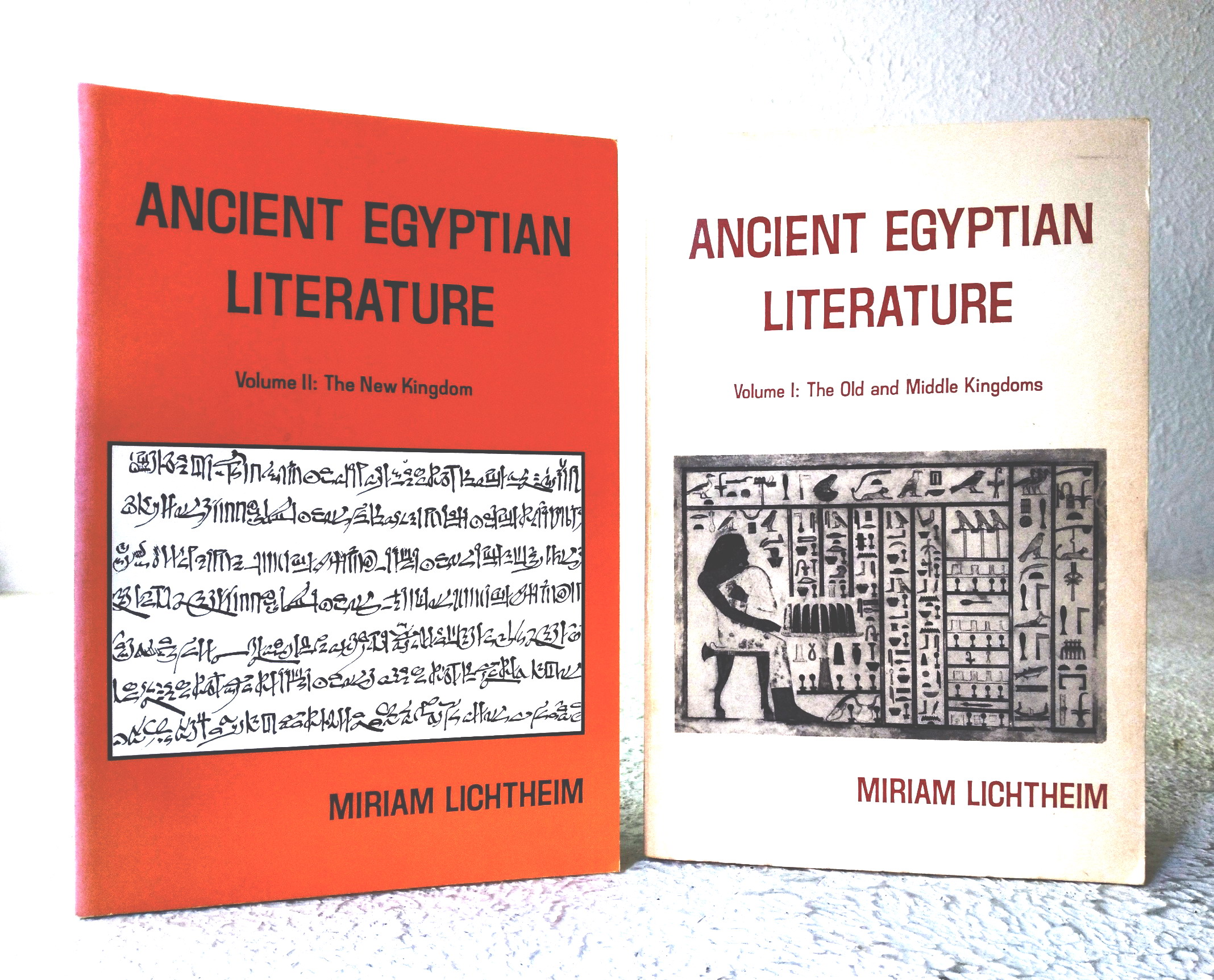 Ancient Egyptian Literature: a book of readings, Volume I: the Old and Middle Kingdoms; Volume II: the New Kingdom
