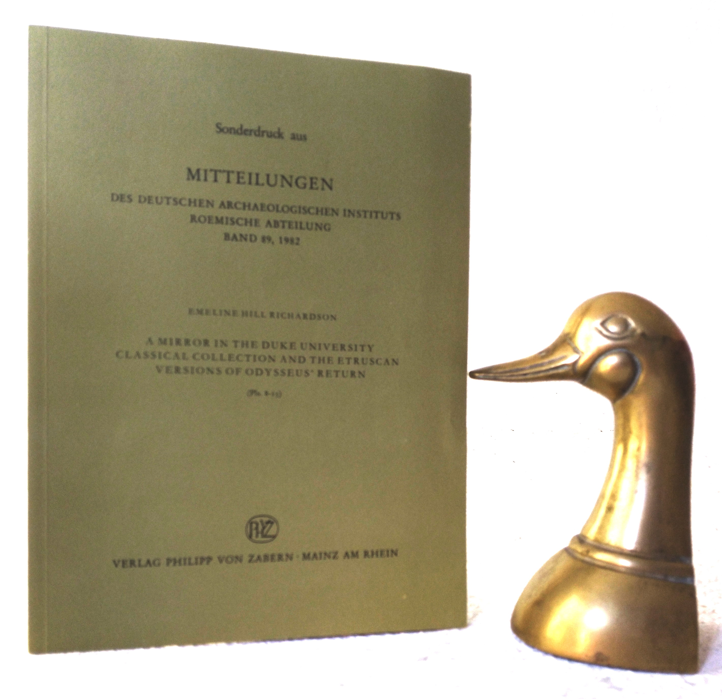 Image for A Mirror in the Duke University Classical Collection and the Etruscan Versions of Odysseus' Return A Mirror in the Duke University Classical Collection and the Etruscan Versions of Odysseus' Return