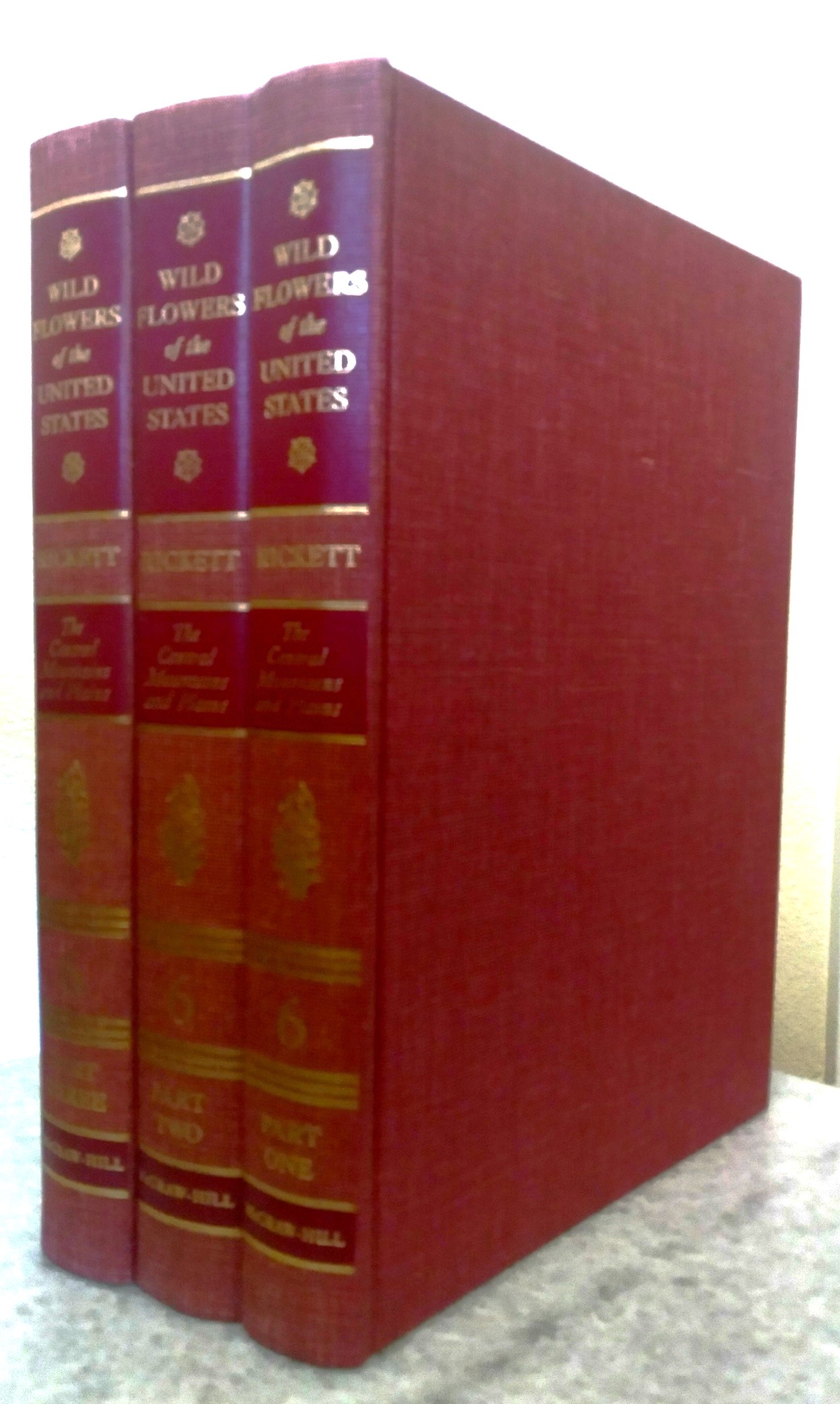 The Wild Flowers of the United States, Volume 6, The Central Mountains and Plains, Part One, Part Two, Part Three