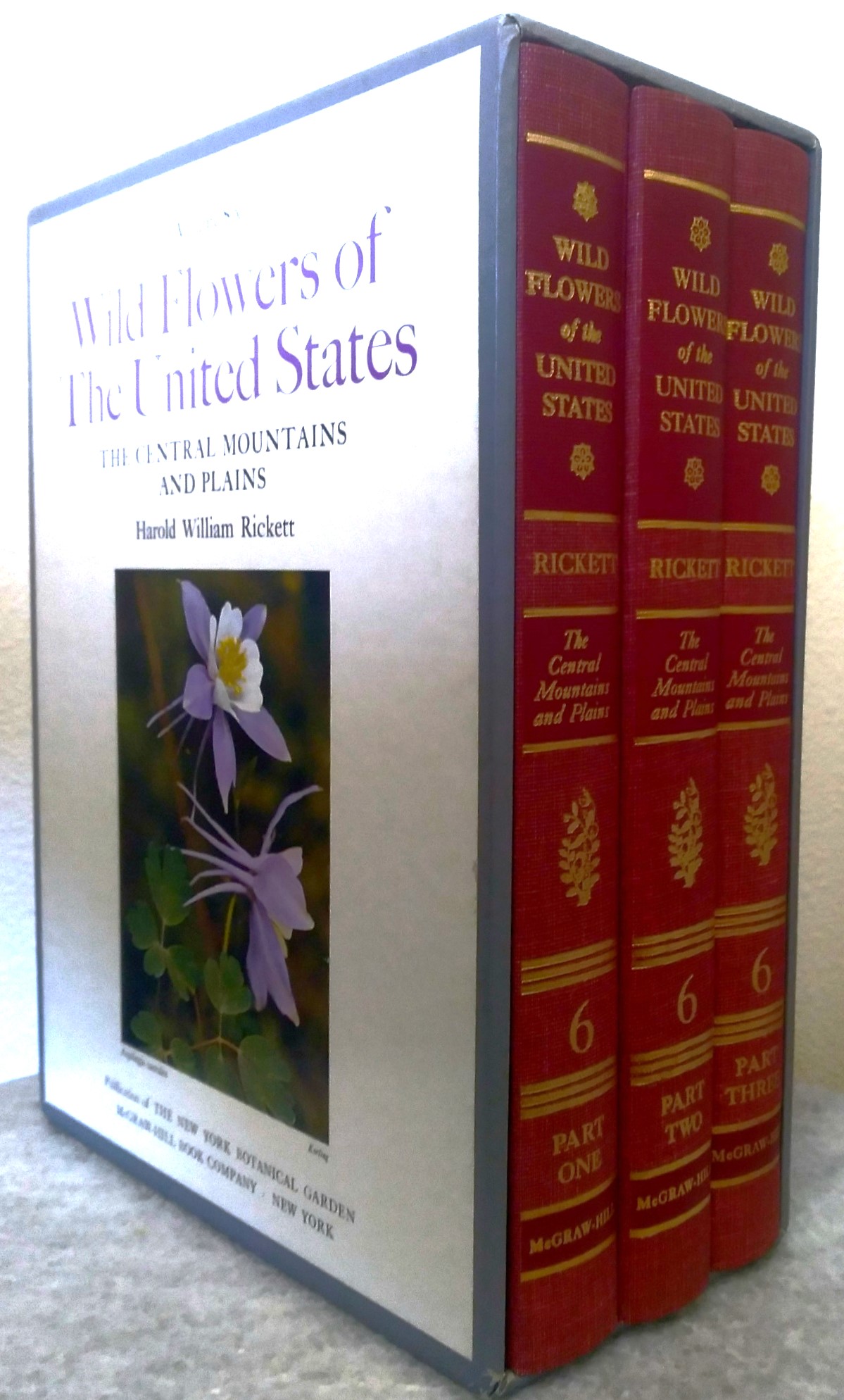 The Wild Flowers of the United States, Volume 6, The Central Mountains and Plains, Part One, Part Two, Part Three