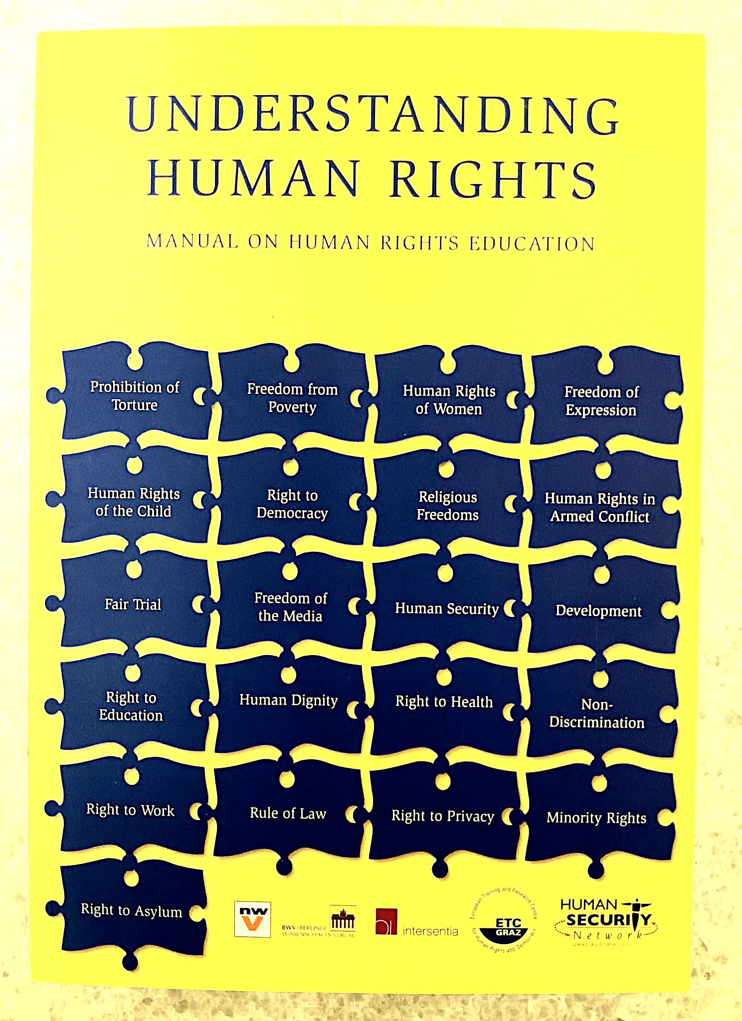 Image for Understanding Human Rights: manual on Human Rights education Understanding Human Rights: manual on Human Rights education