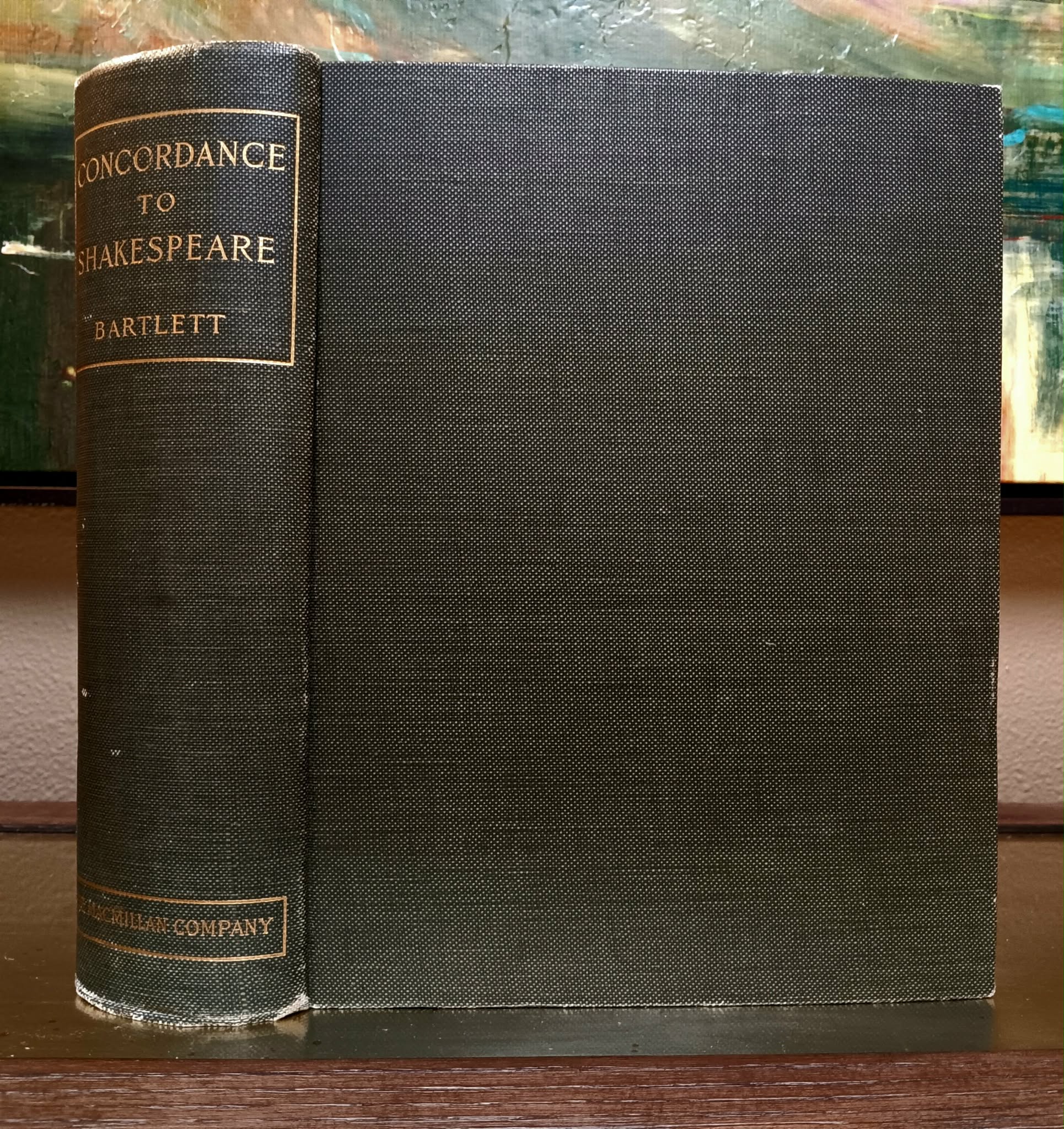 New and Complete Concordance or Verbal Index to Words, Phrases, & Passages in the Dramatic Works of Shakespeare with a Supplementary Concordance to the Poems