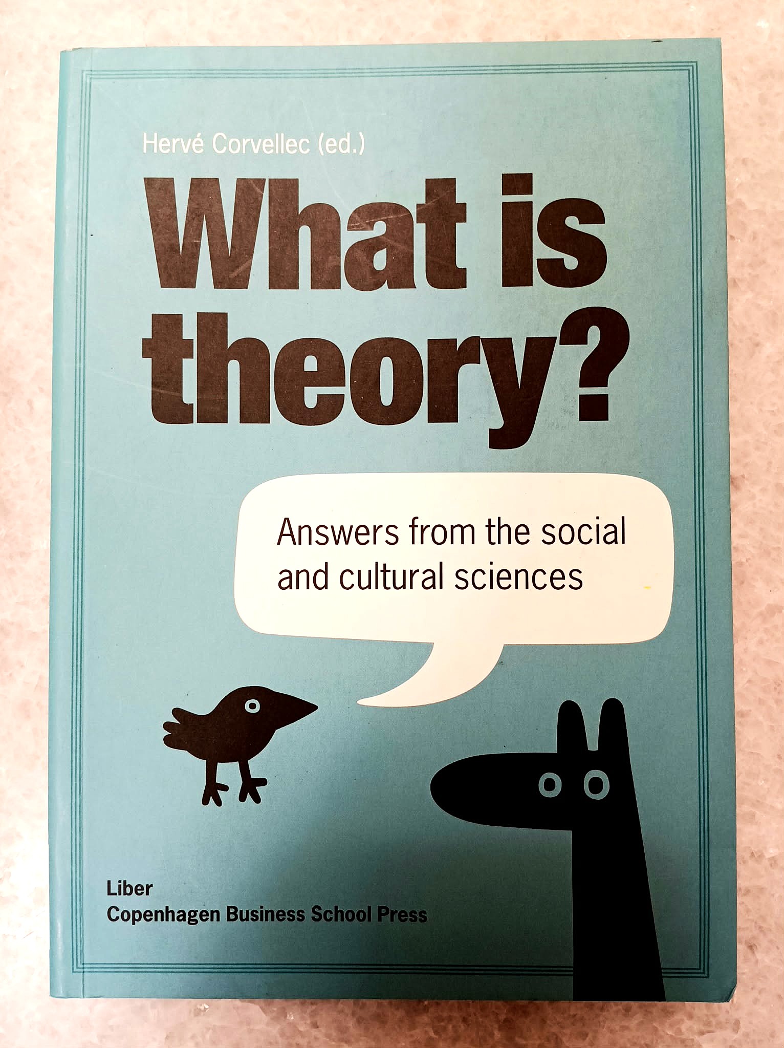 What is Theory: answers for the social and cultural sciences