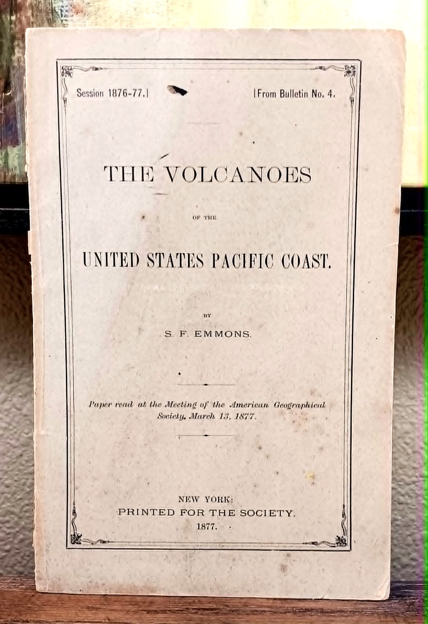 The Volcanoes of the United States Pacific Coast