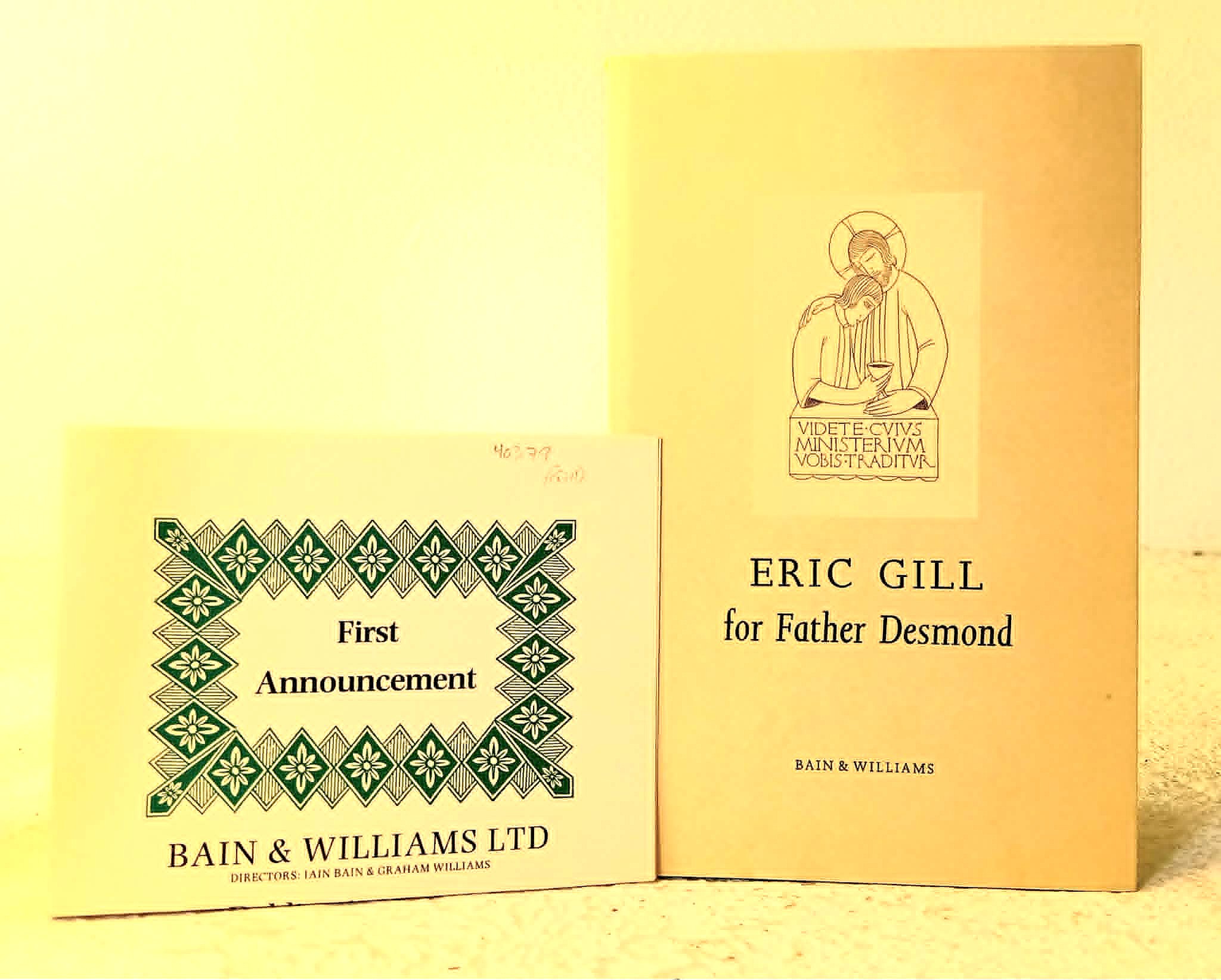Image for Eric Gill for Father Desmond Eric Gill for Father Desmond