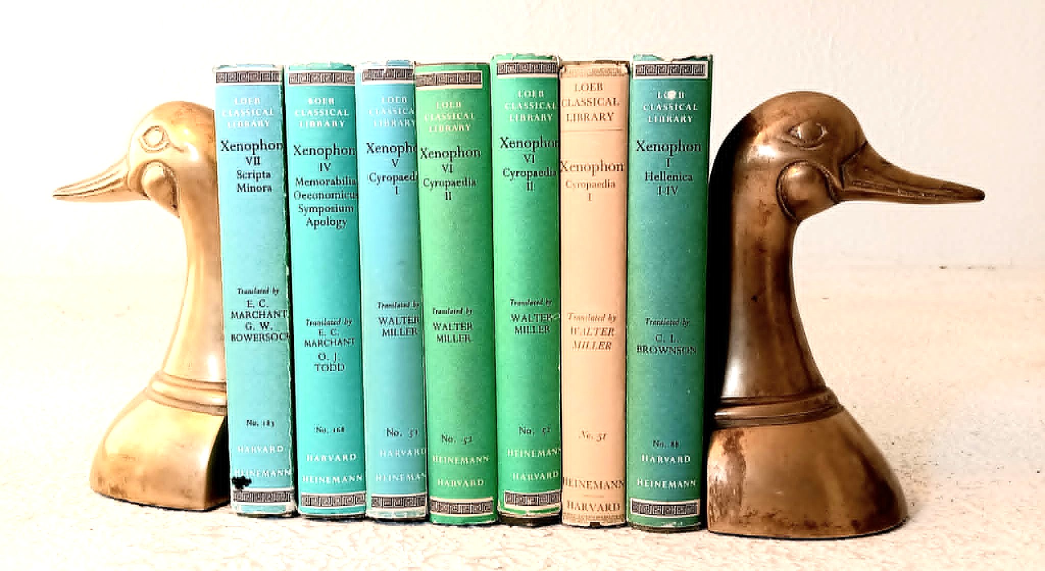 Image for Xenophon, seven volumes: I, Hellenica, Books I-IV; V, Cyropaedia, Volume I, Books I-IV; VI, Cyropaedia, Volume II, Books V-VIII; VI, Cyropaedia, Volume II, Books V-VIII; V, Cyropaedia, Volume I, Books I-IV; IV, Memorabaelia and Oeconomicus, Symposium and Apology; VII, Scripta Minora, Pseudo-Xenophon Xenophon, seven volumes: I, Hellenica, Books I-IV; V, Cyropaedia, Volume I, Books I-IV; VI, Cyropaedia, Volume II, Books V-VIII; VI, Cyropaedia, Volume II, Books V-VIII; V, Cyropaedia, Volume I, Books I-IV; IV, Memorabaelia and Oeconomicus, Symposium and Apology; VII, Scripta Minora, Pseudo-Xenophon